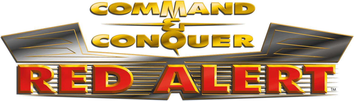 Command & Conquer Red Alert logo for Playstation